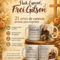 Arte caneca Frei Gilson