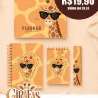 Girafas Kit Encadernação