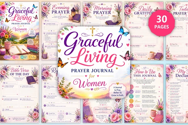 Graceful-Living-Prayer-For-Journal Graceful Living Prayer For Journal - Imagem 1