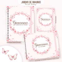Jardim de Sakuras Pack Baby Caderneta de Saúde + Porta Doc + Livro do Bebê
