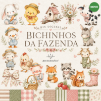 Kit Digital Bichinhos da Fazenda