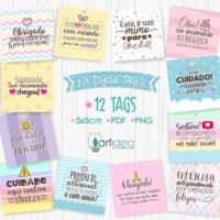 Kit Digital Tags Mimos Encomendas Clientes