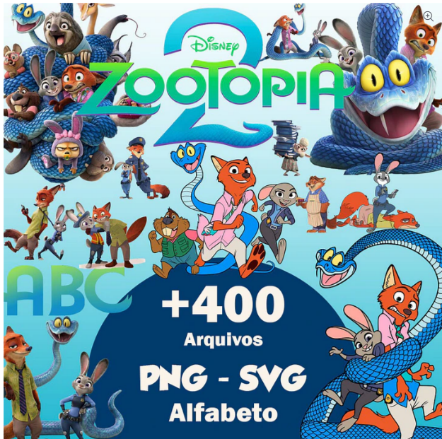 Kit-Digital-Zootopia-2-1 Kit Digital Zootopia 2 - Imagem 1