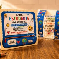 Lapela Mochila Dia do Estudante