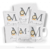 Leãozinho Alfabeto Pack Baby Caderneta + Mesversário + Memórias + Cartão Sus