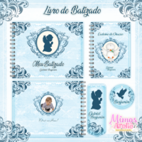 Livro Batizado Azul