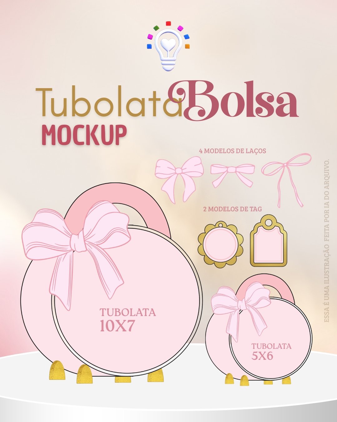Mockup-Tubolata-Bolsa Mockup Tubolata Bolsa - Imagem 1