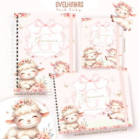 Ovelha Pack Baby Caderneta de Saúde + Porta Doc + Livro do Bebê