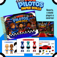 Pack Paper Dolls Colorida Carros