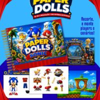 Pack Paper Dolls Colorida Sonic