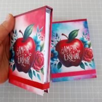 PDF Capa Bloquinho Amor Por Ensinar Dia dos Professores