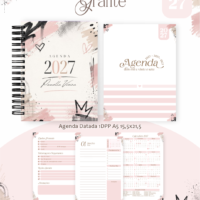 Pack Encadernação , Agenda, Planner, Calendário 35) Grafite Arquivos Digitais