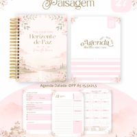Pack Encadernação , Agenda, Planner, Calendário 41) Paisagem Arquivos Digitais