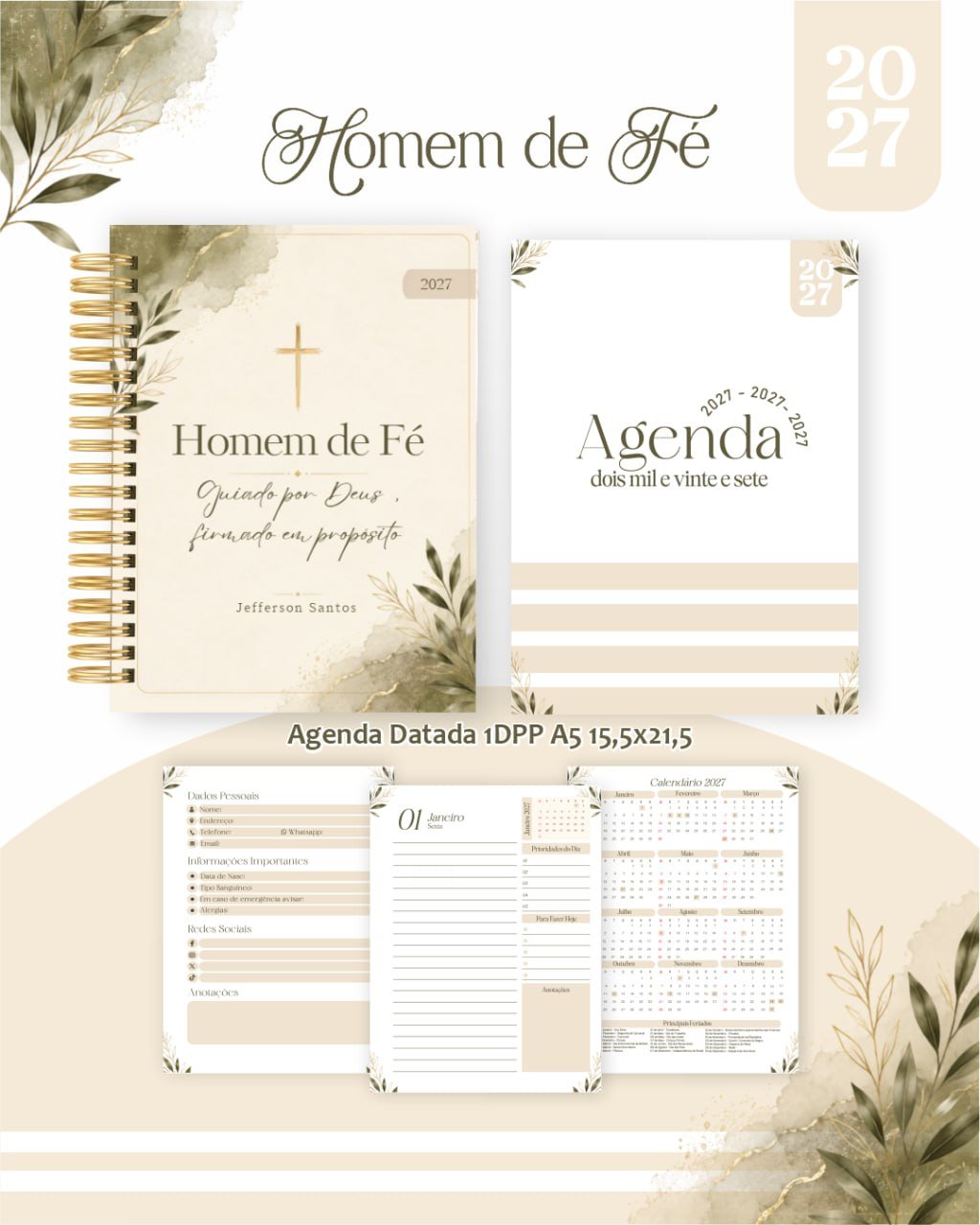 Pack-Encadernacao-2027-Agenda-Planner-Calendario-Homens-de-Fe-Arquivos-digitais Pack Encadernação , Agenda, Planner, Calendário Homens de Fé Arquivos Digitais - Imagem 1