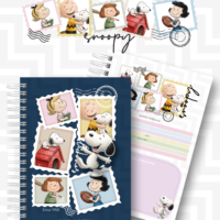 Caderno A5 Pack Encadernação Catalogo Agenda Snoopy