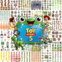 Pacote com Mais de 500 Imagens PNG de Toy Story 5, Incluindo Buzz Lightyear, Woody e Jessie, Alfabeto, Estampas para Camisetas de Aniversário