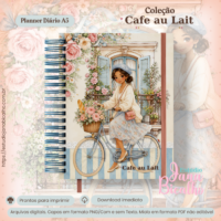 Coleção Cafe Au Planner Diario A5 Lait