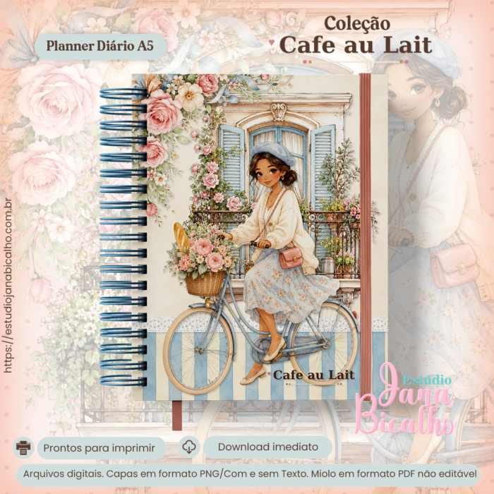 Planner-Diario-A5_Colecao-Cafe-au-Lait_Estudio-Jana-Bicalho-1 Coleção Cafe Au Planner Diario A5 Lait - Imagem 1