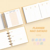 Planner Não Datado Mini