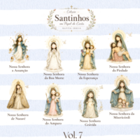 Nossa Senhora Santos em Papel de Carta (vol 7) — em Devoções Marianas II