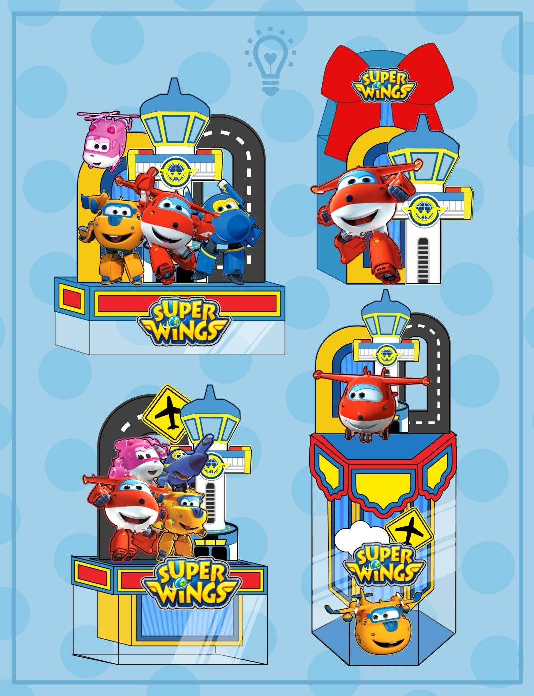 Super-Wings FESTA PRONTA Super Wings - Imagem 1