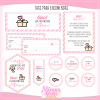 Tags Mimos Encomendas Clientes