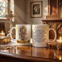Artes para Canecas Orações Católicas (qr Code)
