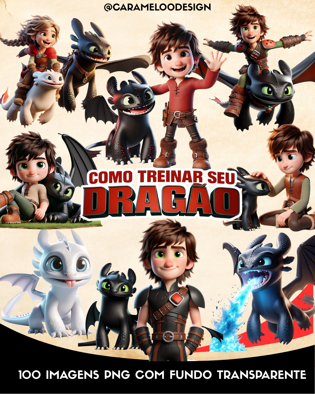 kit-digital-Como-Treinar-o-seu-Dragao Kit Digital Como Treinar O Seu Dragão - Imagem 1