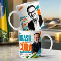 Arte Caneca Augusto Cury