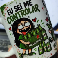 Arte Caneca Eu Sei Me Controlar Heineken