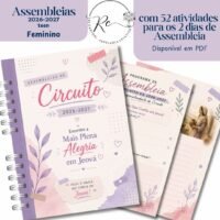 Caderno Teen Feminino para Assembleias 2027
