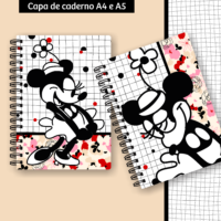 Capa de Caderno Minnie