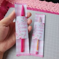 Card Caneta Outubro Rosa