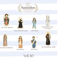 Coleção Santinhos Em Papel de Carta Santa Ideia Volume 10