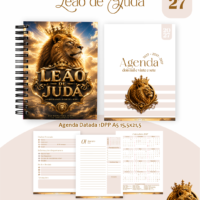 Combo Agendas Planners 73) Leão Judá