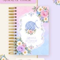 Combo Encadernação Profissões Floral Colorido