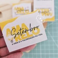 Caixinha Chiclete Setembro Amarelo