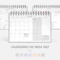 Calendário de Mesa A5 2027