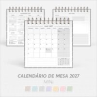 Calendário de Mesa Mini 2027