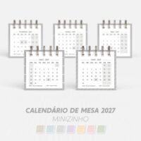 Calendário de Mesa Minizinho 2027