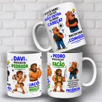 Caneca Capivara Davi Jacó Pedro Paciência
