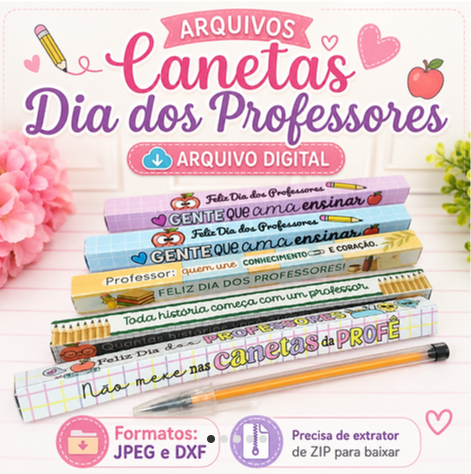 Canetas-Dia-dos-Professores Canetas Dia dos Professores - Imagem 1