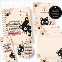 combo encadernação Chococat