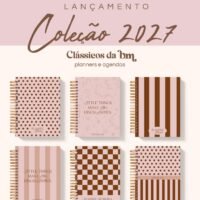 Coleção Encadernação Clássicos Agendas e Planners 2027