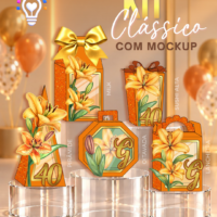 Festa Pronta Lírio Laranja