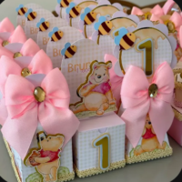 Festa Pronta Ursinho Pooh Rosa