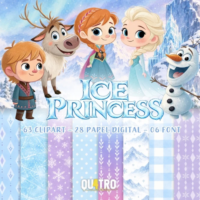 Kit Digital Ice Princess
