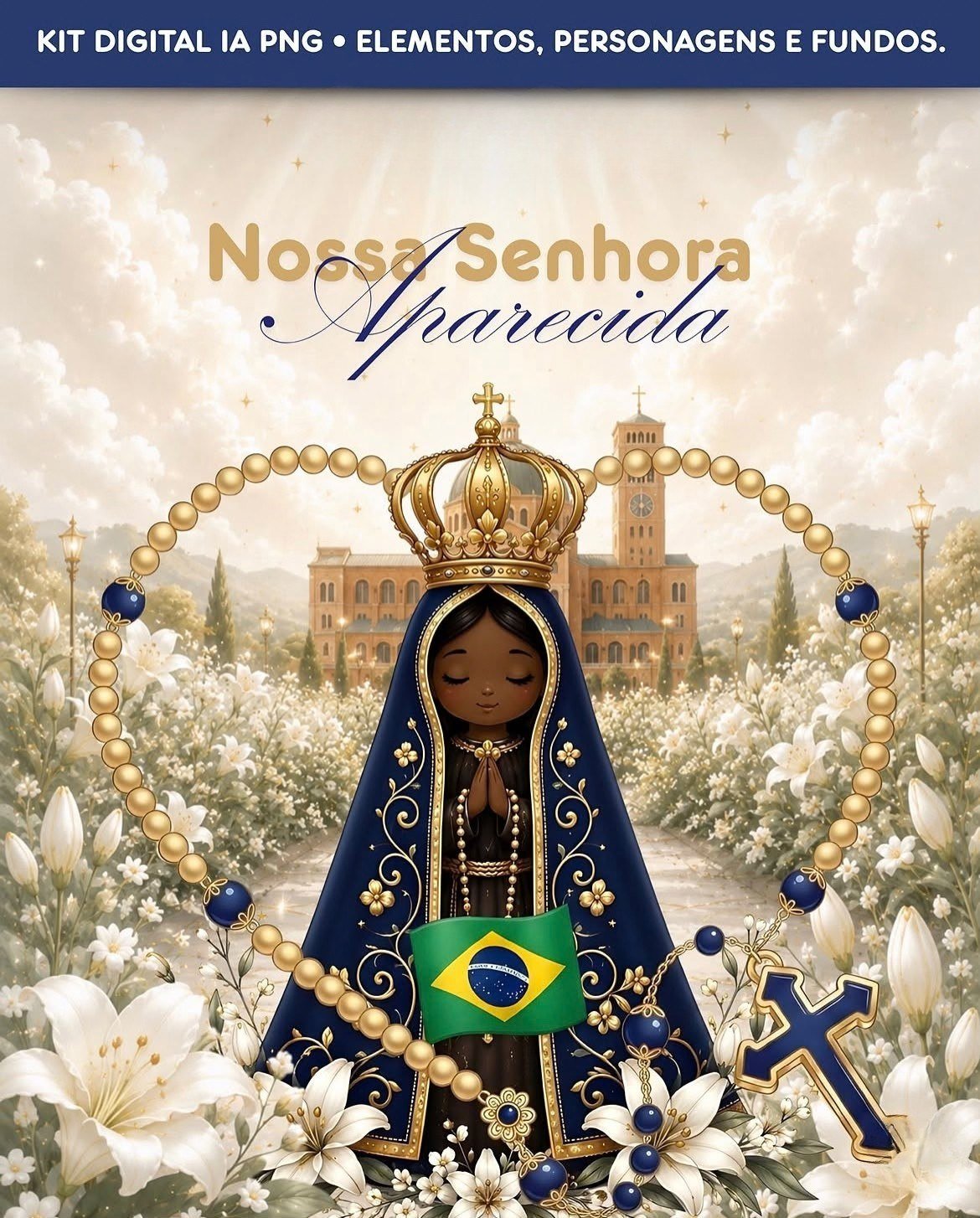KIT-DIGITAL-N.S-APARECIDA Kit Digital N S Aparecida - Imagem 1