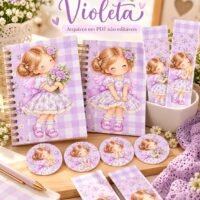 Kit Encadernação Violeta