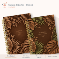 Kit Encadernação Capa Tropical